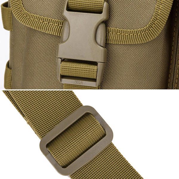 Miesten Uusi Canvas Tactical Camo Casual Crossbody Laukku