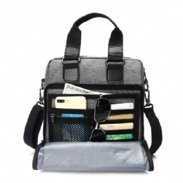 Miesten Vapaa-ajan Olkalaukku Brief Messenger's Bag Business Crossbody -laukku