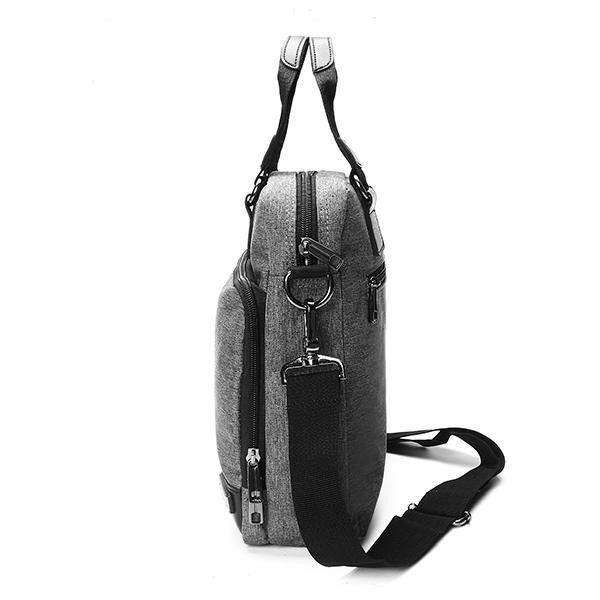 Miesten Vapaa-ajan Olkalaukku Brief Messenger's Bag Business Crossbody -laukku