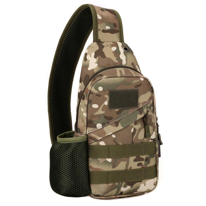 Miesten Vedenpitävä Usb-lataus Monikäyttöinen Crossbody-laukku
