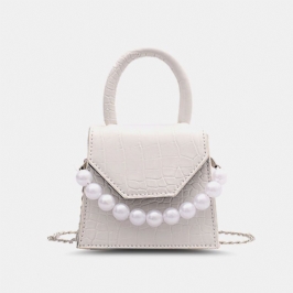 Naiset Helmet Ketju Koristeläppä Kohokuvioitu Snake Pattern Mini Käsilaukku Crossbody Laukku Olkalaukku