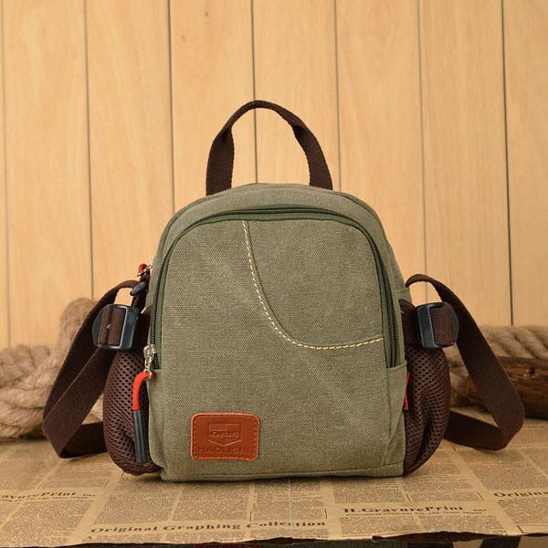 Naiset Miehet Casual Canvas Crossbody Laukut Kevyet Käsilaukut Ulkoilu Olkalaukut