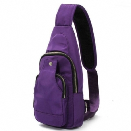 Naiset Miehet Nylon Rintalaukut Urheilu Vedenpitävät Crossbody Laukut Vapaa-ajan Laukut