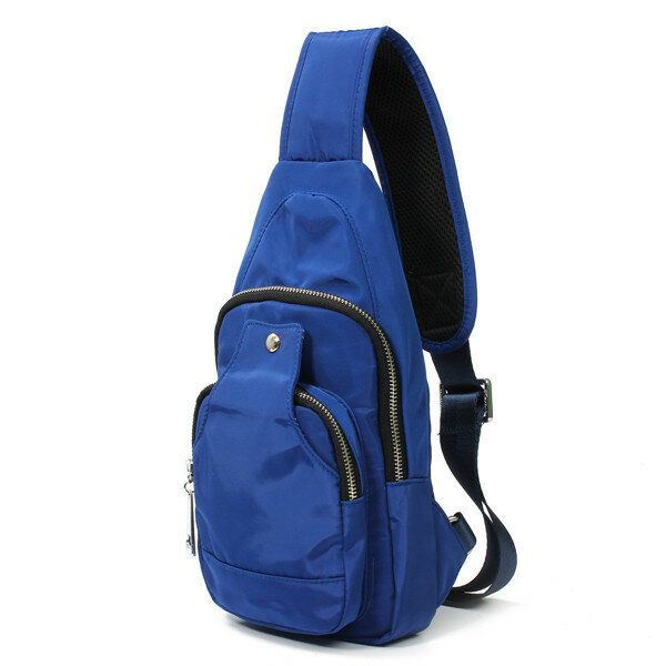 Naiset Miehet Nylon Rintalaukut Urheilu Vedenpitävät Crossbody Laukut Vapaa-ajan Laukut