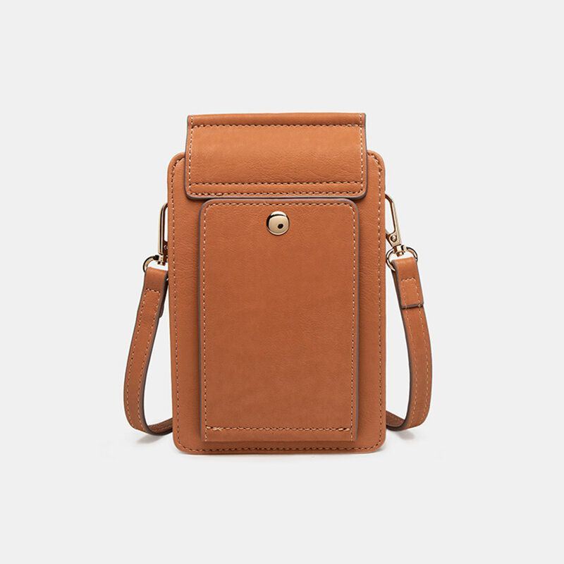 Naisten 6.3 Tuuman Puhelin 6 Korttipaikkainen Puhelinlaukku Crossbody-laukku