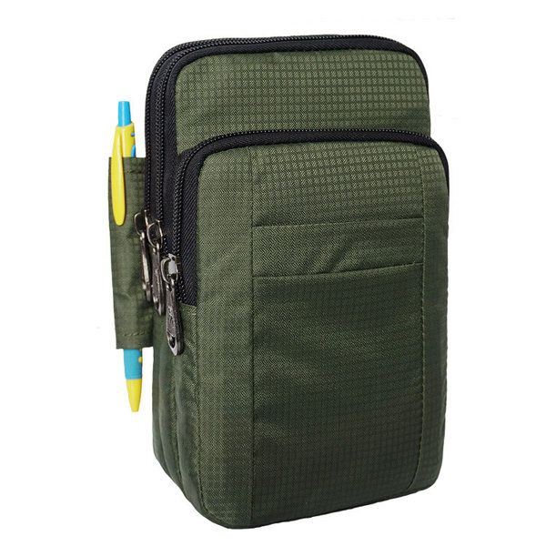 Naisten 7 Tuuman Matkapuhelimen Vedenpitävä Nailoninen Crossbody Laukku Ulkokäyttöön Olkapäälaukku Naiselle Miehelle