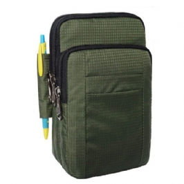 Naisten 7 Tuuman Matkapuhelimen Vedenpitävä Nailoninen Crossbody Laukku Ulkokäyttöön Olkapäälaukku Naiselle Miehelle