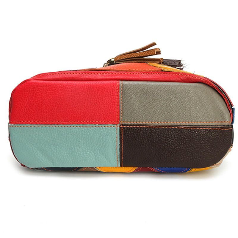 Naisten Aitoa Nahkaa Kukkainen Crossbody-laukku Vintage-laukku