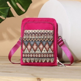 Naisten Canvas Bohemian Crossbody -laukku