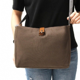 Naisten Canvas Casual Capacity Matkalaukku Olkalaukku Crossbody Laukut