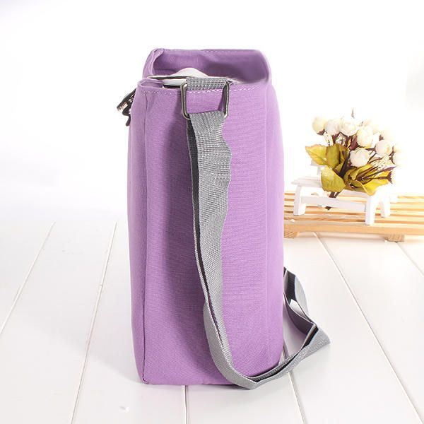 Naisten Canvas Casual Capacity Matkalaukku Olkalaukku Crossbody Laukut