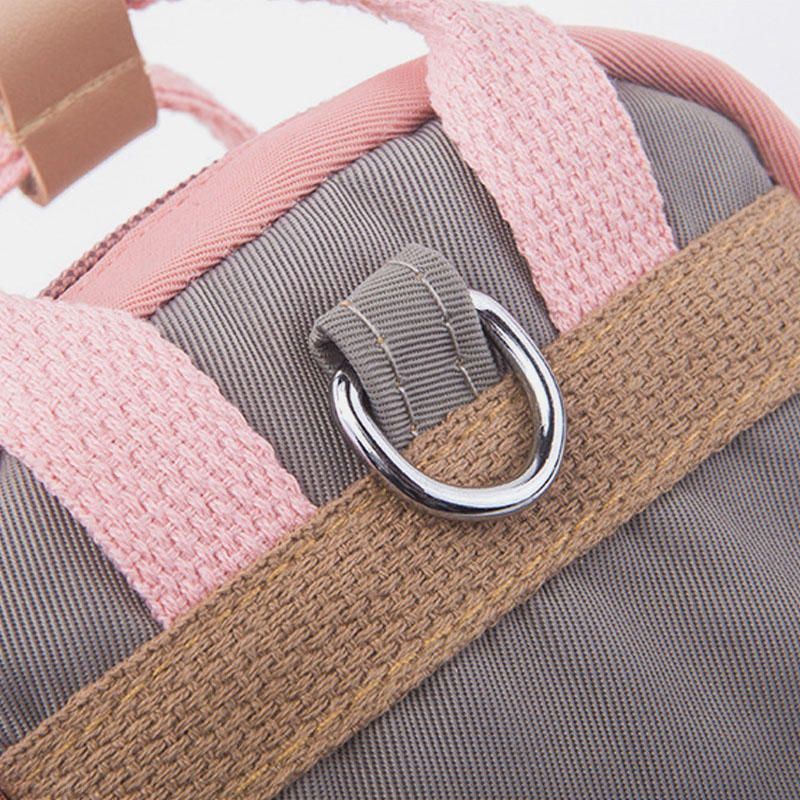 Naisten Colorblock Nylon Vedenpitävä Crossbody Laukku Mini Olkalaukku
