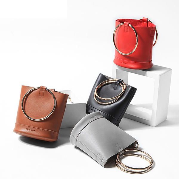 Naisten Cool Pu Bucket Laukut Crossbody Laukut
