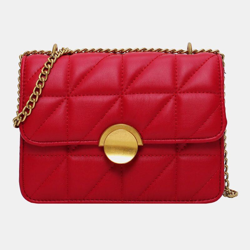 Naisten Keinonahkainen Muoti Olkalaukku Crossbody Laukku