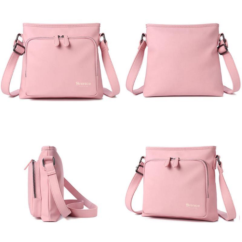 Naisten Kiinteä Monitoiminen Muti-korttipaikka 2 Kpl Crossbody Laukku Olkalaukku