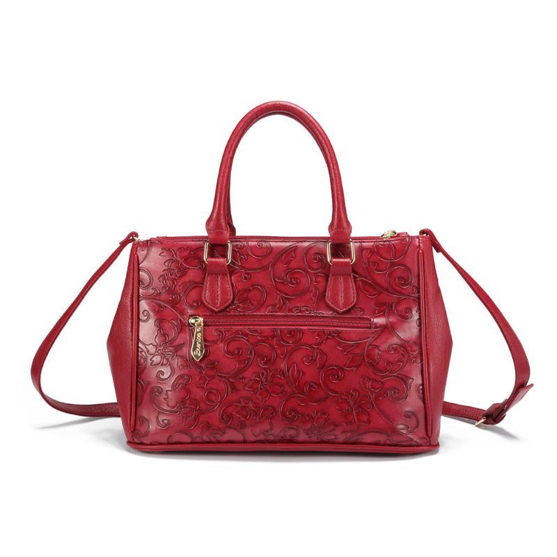 Naisten Kohokuvioitu Käsilaukku Kukka-muoti Crossbody Laukku