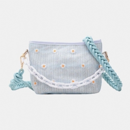 Naisten Matkalaukku Straw Daisy Käsilaukku Crossbody Bag Olkalaukku