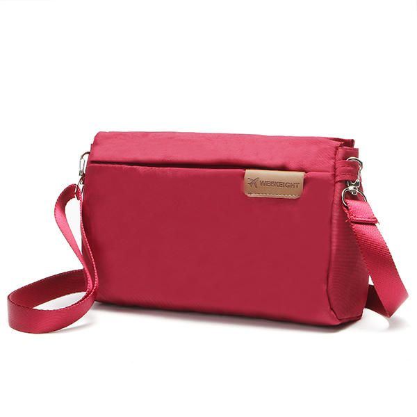 Naisten Matkapassin Säilytyslaukku Nylon Vedenpitävä Crossbody Laukku
