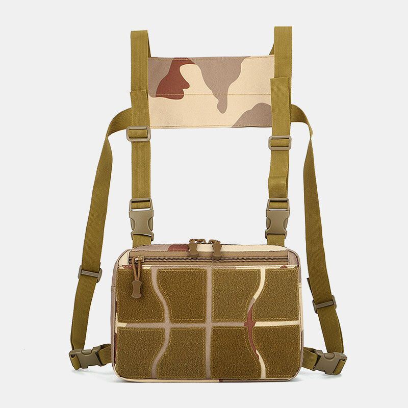 Naisten Miesten Liivi Tactical Rintalaukku Rento Crossbody Laukku
