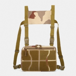 Naisten Miesten Liivi Tactical Rintalaukku Rento Crossbody Laukku
