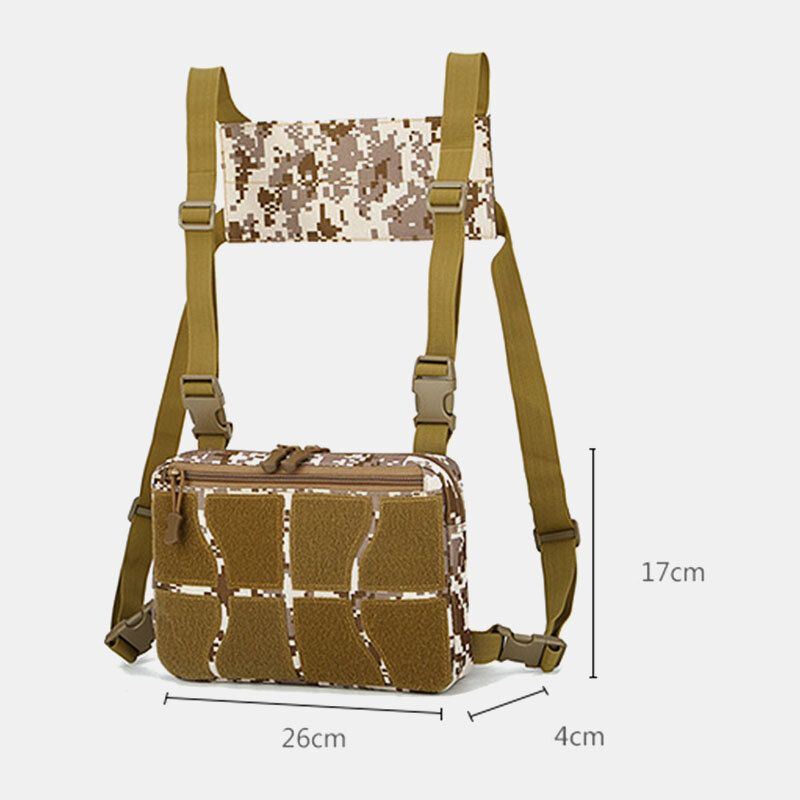 Naisten Miesten Liivi Tactical Rintalaukku Rento Crossbody Laukku