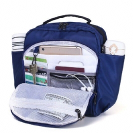 Naisten Miesten Nylon Vedenpitävä Multi Pockets Crossboby Laukku Olkalaukut