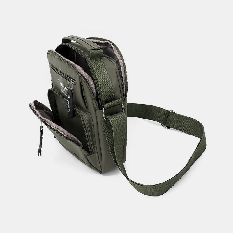 Naisten Miesten Oxford-kangas Monitaskuinen Suuri Tilavuus Monikerroksinen Vedenpitävä Crossbody Laukku Olkalaukku