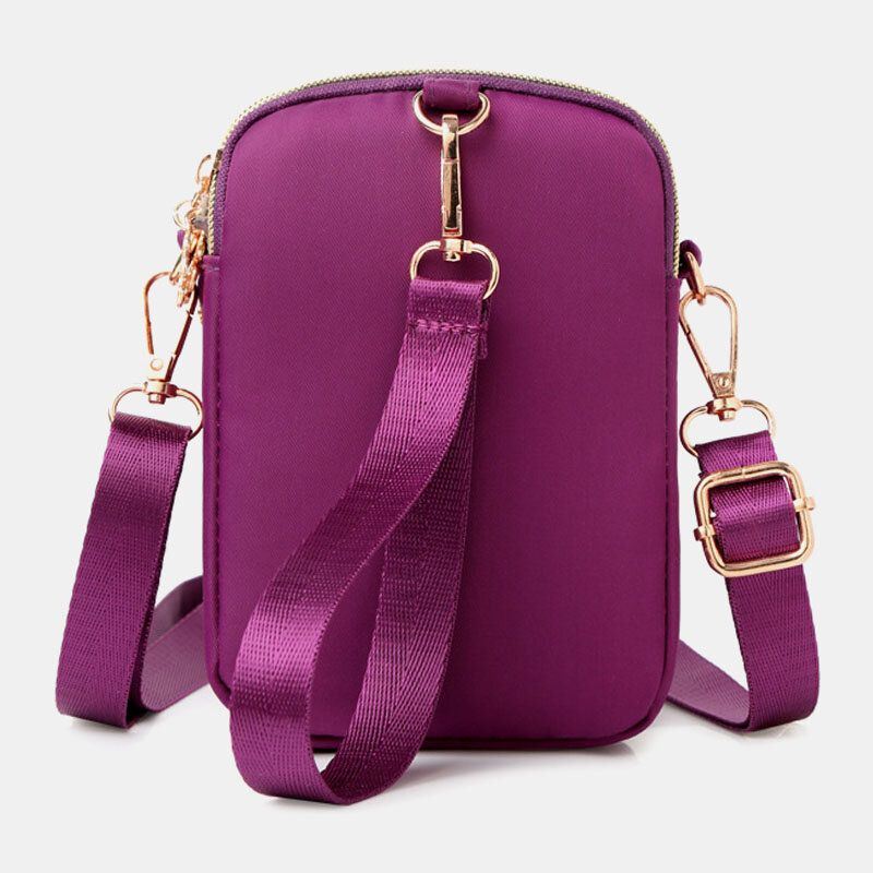 Naisten Mini Elephant Pattern Monitoiminen Olkalaukku Crossbody Laukku Puhelinlaukku