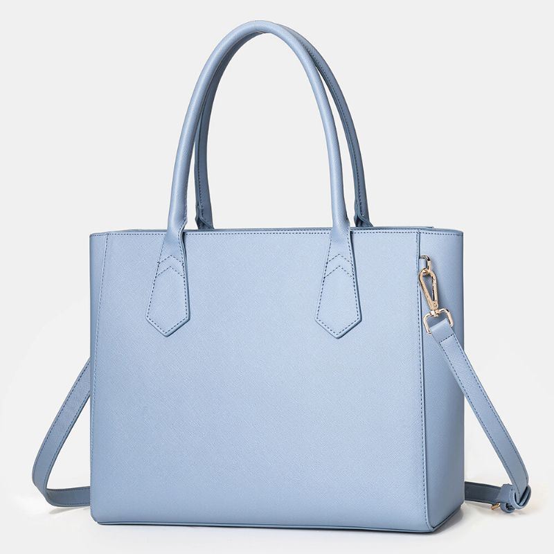 Naisten Monikäyttöinen Yksivärinen Rento Ourdoot Shopping Käsilaukku Olkalaukku Cross Body Bag