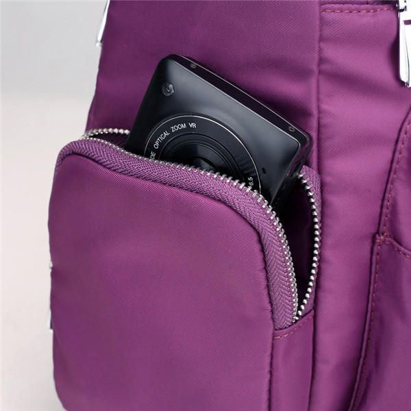 Naisten Monikerroksiset Vetoketjutaskut Nylon Olkalaukut Ulkoilu Urheilu Vesitiivis Crossbody Laukut Olkalaukku