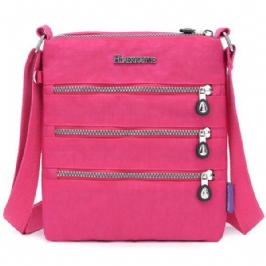 Naisten Monitaskuinen Nailoninen Vedenpitävä Crossbody-laukku
