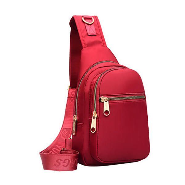 Naisten Nailoninen Suuri Tilavuus Monitaskuinen Crossbody Laukku