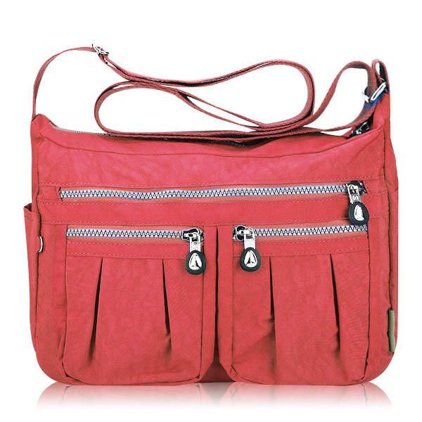 Naisten Nylon Kevyt Laukku Rento Outdooor Vedenpitävä Olkalaukku Crossbody Bag