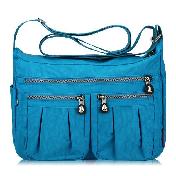 Naisten Nylon Kevyt Laukku Rento Outdooor Vedenpitävä Olkalaukku Crossbody Bag