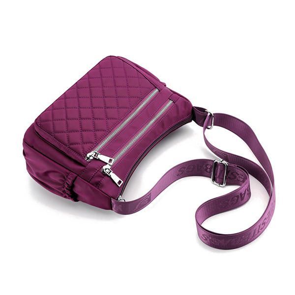 Naisten Nylon Kevyt Vedenpitävä Olkalaukku Crossbody Laukku