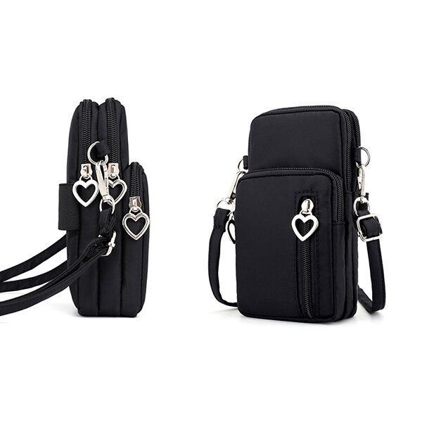 Naisten Nylon Vedenkestävä Crossbody Laukku