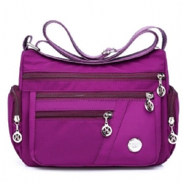 Naisten Nylon Vedenpitävä Crossbody Olkalaukku Rennon Alkuperäinen Laukku