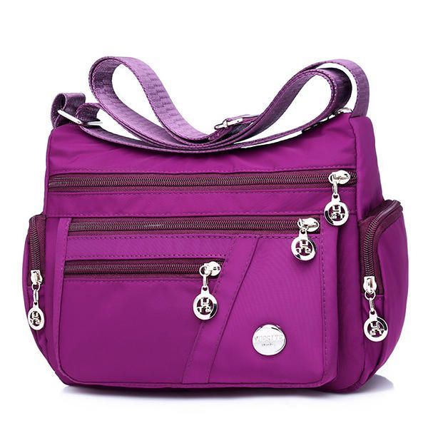 Naisten Nylon Vedenpitävä Crossbody Olkalaukku Rennon Alkuperäinen Laukku