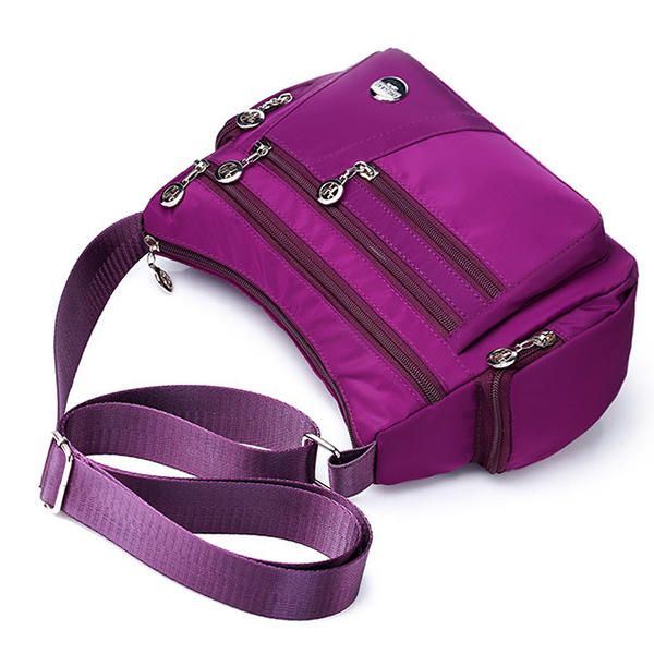 Naisten Nylon Vedenpitävä Crossbody Olkalaukku Rennon Alkuperäinen Laukku