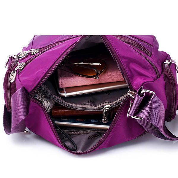 Naisten Nylon Vedenpitävä Crossbody Olkalaukku Rennon Alkuperäinen Laukku