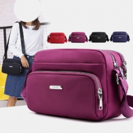 Naisten Nylon Vedenpitävä Olkalaukku Crossbody Laukku