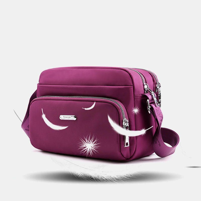 Naisten Nylon Vedenpitävä Olkalaukku Crossbody Laukku