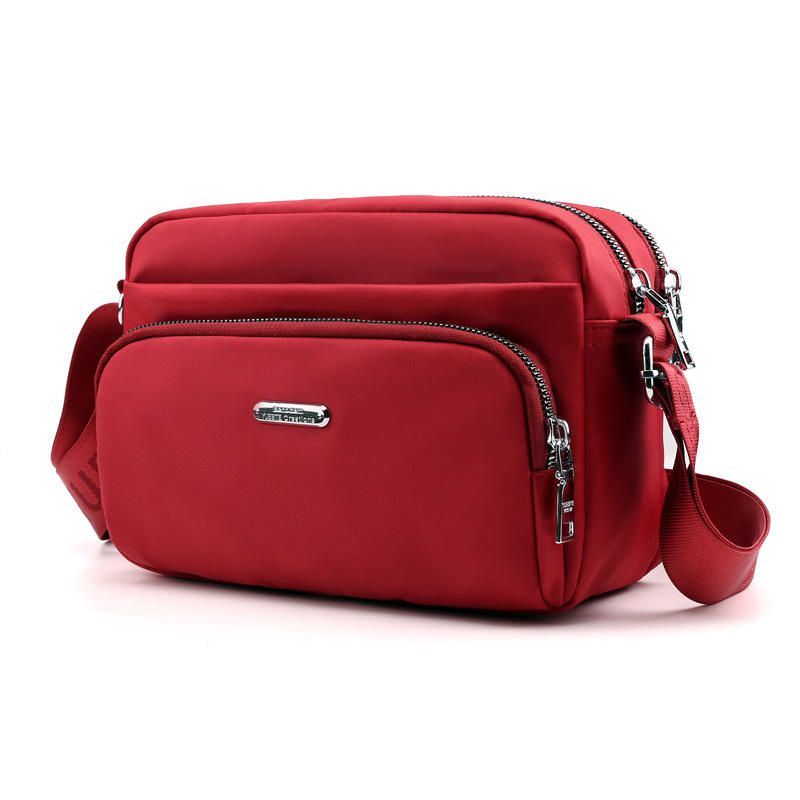 Naisten Nylon Vedenpitävä Olkalaukku Crossbody Laukku
