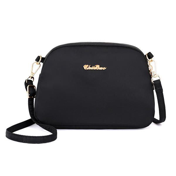 Naisten Nylon Vedenpitävä Solid Casual Muoti Olkalaukku Kuorilaukku Kytkinlaukku Crossbody Bag