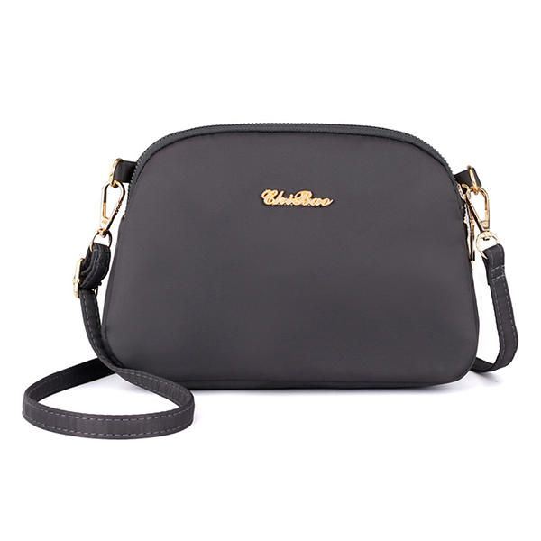 Naisten Nylon Vedenpitävä Solid Casual Muoti Olkalaukku Kuorilaukku Kytkinlaukku Crossbody Bag