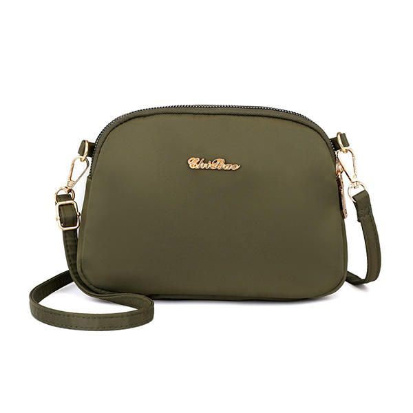 Naisten Nylon Vedenpitävä Solid Casual Muoti Olkalaukku Kuorilaukku Kytkinlaukku Crossbody Bag