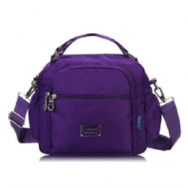 Naisten Nylon Vedenpitävät Laukut Tytöt Rento Olkalaukut Outdoor Crossbody Laukut