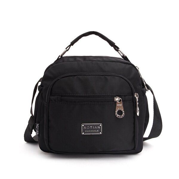 Naisten Nylon Vedenpitävät Laukut Tytöt Rento Olkalaukut Outdoor Crossbody Laukut