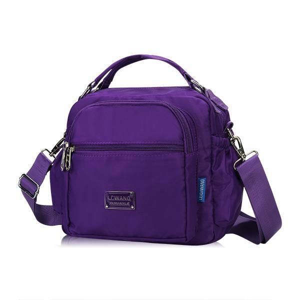 Naisten Nylon Vedenpitävät Laukut Tytöt Rento Olkalaukut Outdoor Crossbody Laukut