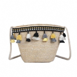 Naisten Olkitupsu Vapaa-ajan Vetoketjullinen Bucket Bag Olkalaukku